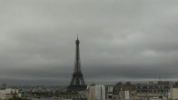 Archiv Foto Webcam Panorama Paris: Blick auf den Eiffelturm 13:00