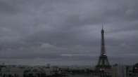 Archiv Foto Webcam Panorama Paris: Blick auf den Eiffelturm 05:00