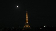 Archiv Foto Webcam Panorama Paris: Blick auf den Eiffelturm 23:00