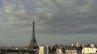 Archiv Foto Webcam Panorama Paris: Blick auf den Eiffelturm 07:00