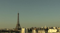 Archiv Foto Webcam Panorama Paris: Blick auf den Eiffelturm 07:00