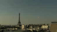 Archiv Foto Webcam Panorama Paris: Blick auf den Eiffelturm 09:00