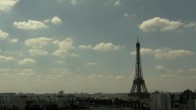 Archiv Foto Webcam Panorama Paris: Blick auf den Eiffelturm 11:00