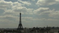 Archiv Foto Webcam Panorama Paris: Blick auf den Eiffelturm 13:00
