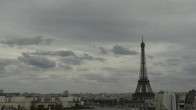 Archived image Webcam Panoramic View Paris - Eiffel Tower 17:00