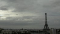 Archiv Foto Webcam Panorama Paris: Blick auf den Eiffelturm 07:00