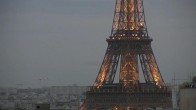 Archived image Webcam Panoramic View Paris - Eiffel Tower 23:00
