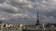 Archived image Webcam Panoramic View Paris - Eiffel Tower 19:00