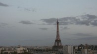 Archived image Webcam Panoramic View Paris - Eiffel Tower 23:00