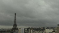 Archiv Foto Webcam Panorama Paris: Blick auf den Eiffelturm 09:00