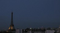 Archiv Foto Webcam Panorama Paris: Blick auf den Eiffelturm 05:00