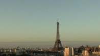 Archiv Foto Webcam Panorama Paris: Blick auf den Eiffelturm 06:00