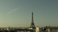 Archiv Foto Webcam Panorama Paris: Blick auf den Eiffelturm 09:00
