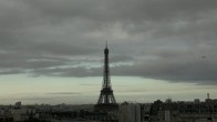 Archiv Foto Webcam Panorama Paris: Blick auf den Eiffelturm 07:00