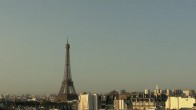 Archiv Foto Webcam Panorama Paris: Blick auf den Eiffelturm 07:00