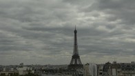 Archiv Foto Webcam Panorama Paris: Blick auf den Eiffelturm 15:00