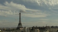 Archiv Foto Webcam Panorama Paris: Blick auf den Eiffelturm 17:00