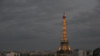 Archiv Foto Webcam Panorama Paris: Blick auf den Eiffelturm 21:00