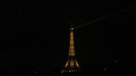 Archiv Foto Webcam Panorama Paris: Blick auf den Eiffelturm 01:00
