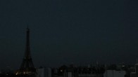 Archiv Foto Webcam Panorama Paris: Blick auf den Eiffelturm 05:00