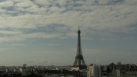 Archiv Foto Webcam Panorama Paris: Blick auf den Eiffelturm 09:00