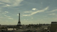 Archiv Foto Webcam Panorama Paris: Blick auf den Eiffelturm 13:00