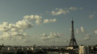 Archiv Foto Webcam Panorama Paris: Blick auf den Eiffelturm 09:00