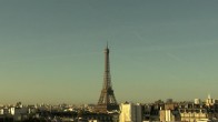 Archiv Foto Webcam Panorama Paris: Blick auf den Eiffelturm 07:00