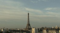 Archiv Foto Webcam Panorama Paris: Blick auf den Eiffelturm 08:00