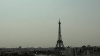 Archiv Foto Webcam Panorama Paris: Blick auf den Eiffelturm 08:00