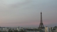 Archiv Foto Webcam Panorama Paris: Blick auf den Eiffelturm 07:00