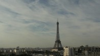 Archiv Foto Webcam Panorama Paris: Blick auf den Eiffelturm 09:00