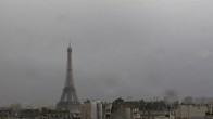 Archiv Foto Webcam Panorama Paris: Blick auf den Eiffelturm 19:00