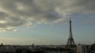 Archiv Foto Webcam Panorama Paris: Blick auf den Eiffelturm 09:00
