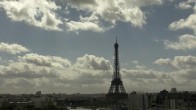 Archived image Webcam Panoramic View Paris - Eiffel Tower 13:00