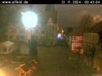 Archiv Foto Webcam Blick auf das Rathaus von Alfeld 23:00