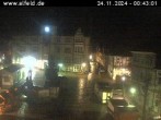 Archiv Foto Webcam Blick auf das Rathaus von Alfeld 23:00