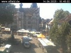 Archiv Foto Webcam Blick auf das Rathaus von Alfeld 09:00