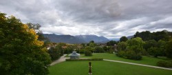 Archived image Webcam Murnau: View Culture Park 19:00