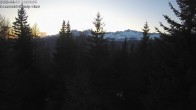 Archiv Foto Webcam Rosswald - Chalet Bergfriede 19:00