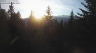 Archiv Foto Webcam Rosswald - Chalet Bergfriede 19:00