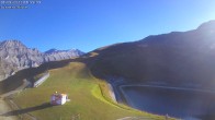 Archived image Webcam Leukerbad - Top station Rinderhütte 08:00