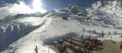 Archiv Foto Webcam Saas Fee - Gletscher 11:00