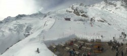 Archiv Foto Webcam Saas Fee - Gletscher 09:00