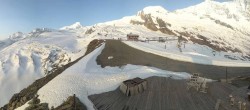 Archiv Foto Webcam Saas Fee - Gletscher 05:00