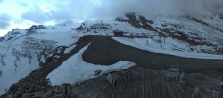 Archiv Foto Webcam Saas Fee - Gletscher 19:00
