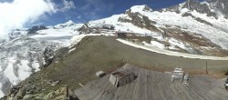 Archiv Foto Webcam Saas Fee - Gletscher 09:00
