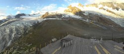 Archiv Foto Webcam Saas Fee - Gletscher 05:00