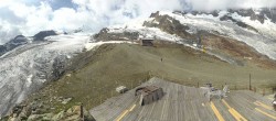 Archiv Foto Webcam Saas Fee - Gletscher 09:00