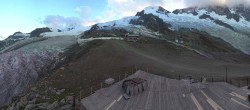Archiv Foto Webcam Saas Fee - Gletscher 19:00